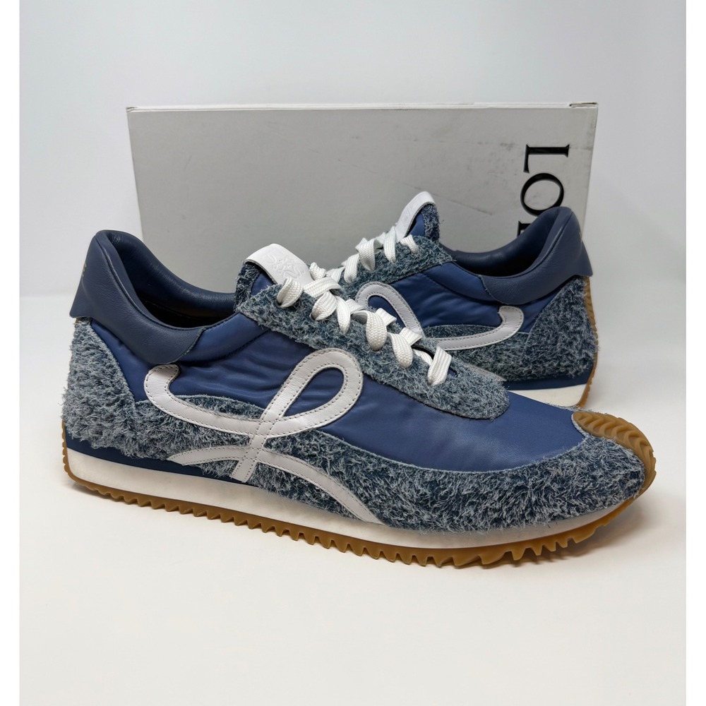 Loewe Flow Runner Raw Denim Sneaker Size 12 US 45 EU